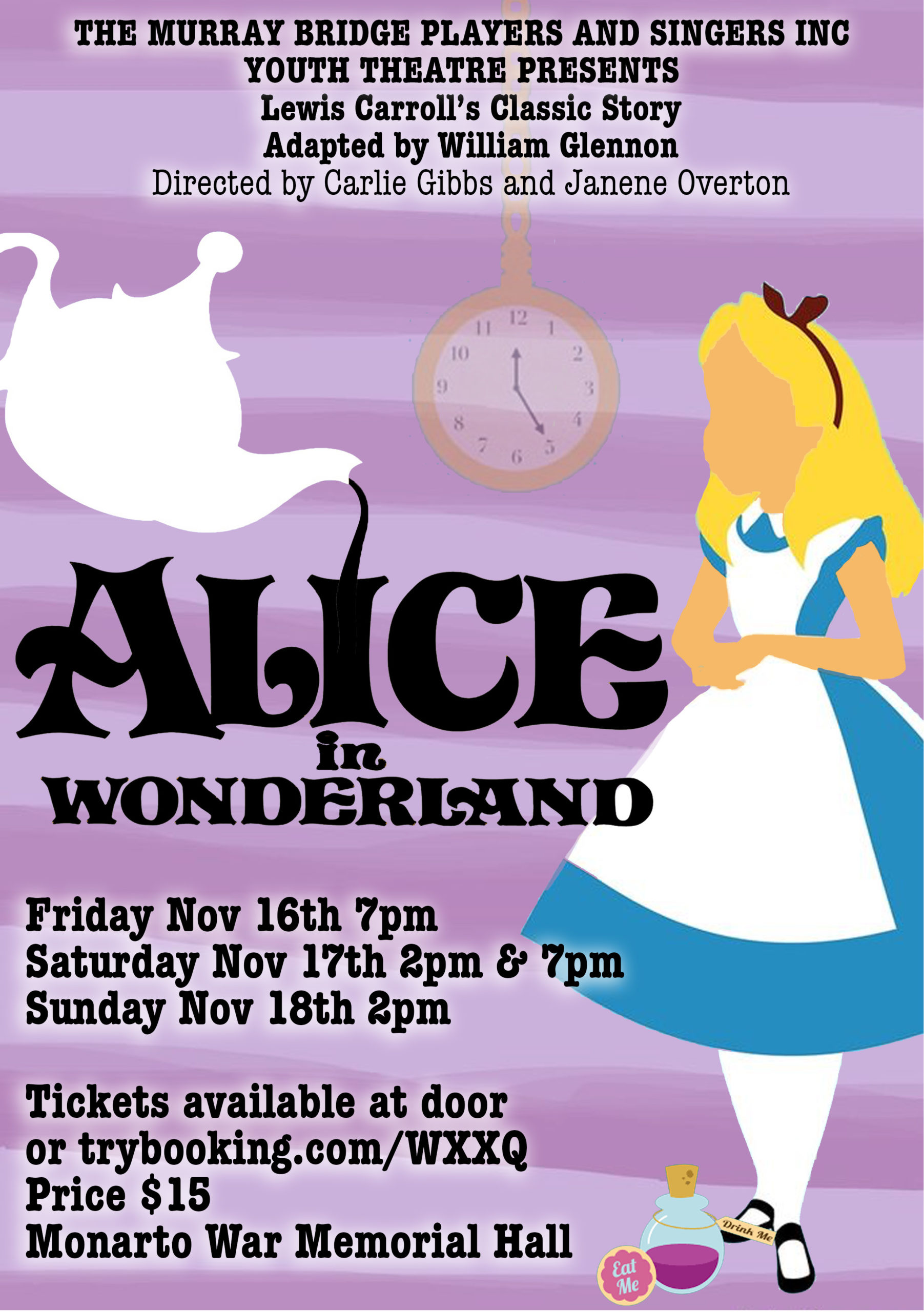 Alice in Wonderland - Murray Bridge Players & Singers Youth Theatre ...
